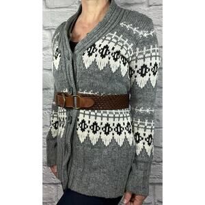 Vintage Y2K Western Style Wool Blend Cardigan by Moda International